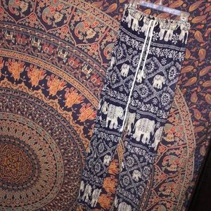 Bohemian Hippie festive elephant yojo pants